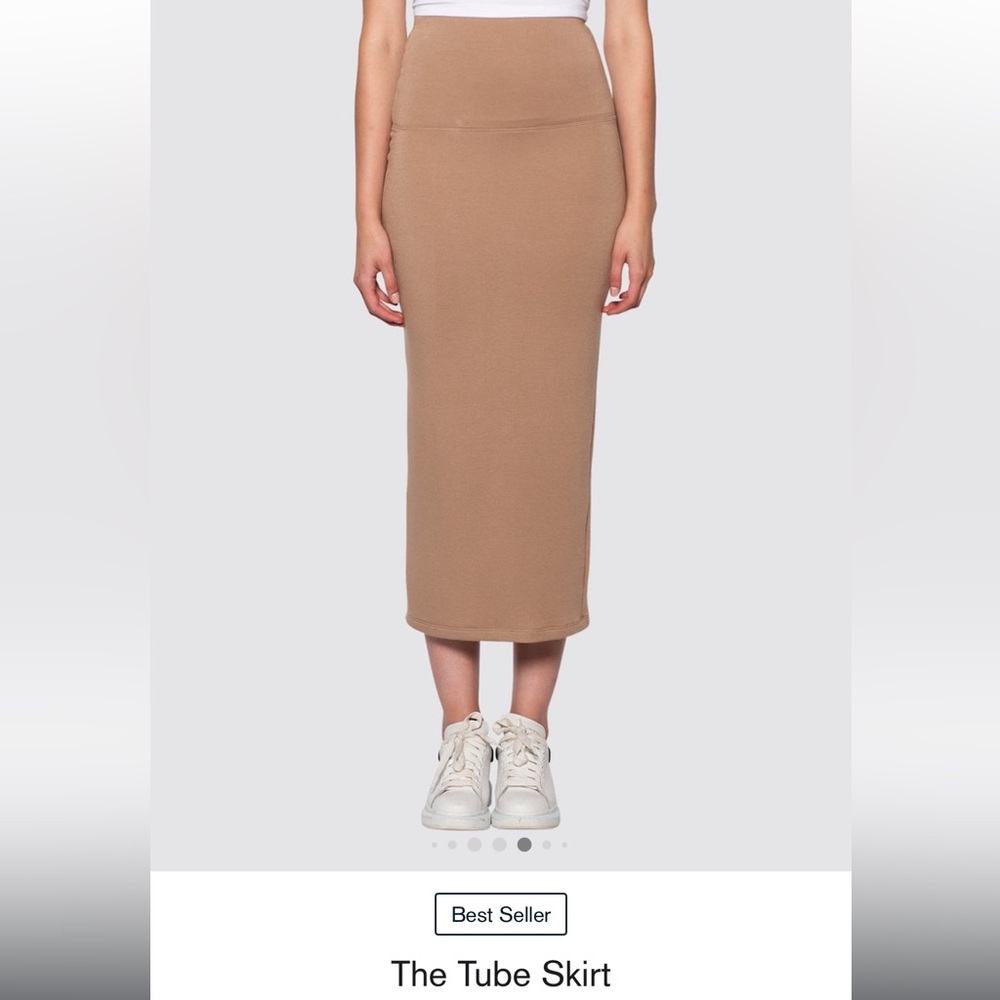 Bleusalt The Tube Skirt in Camel/Size 2 (Medium)